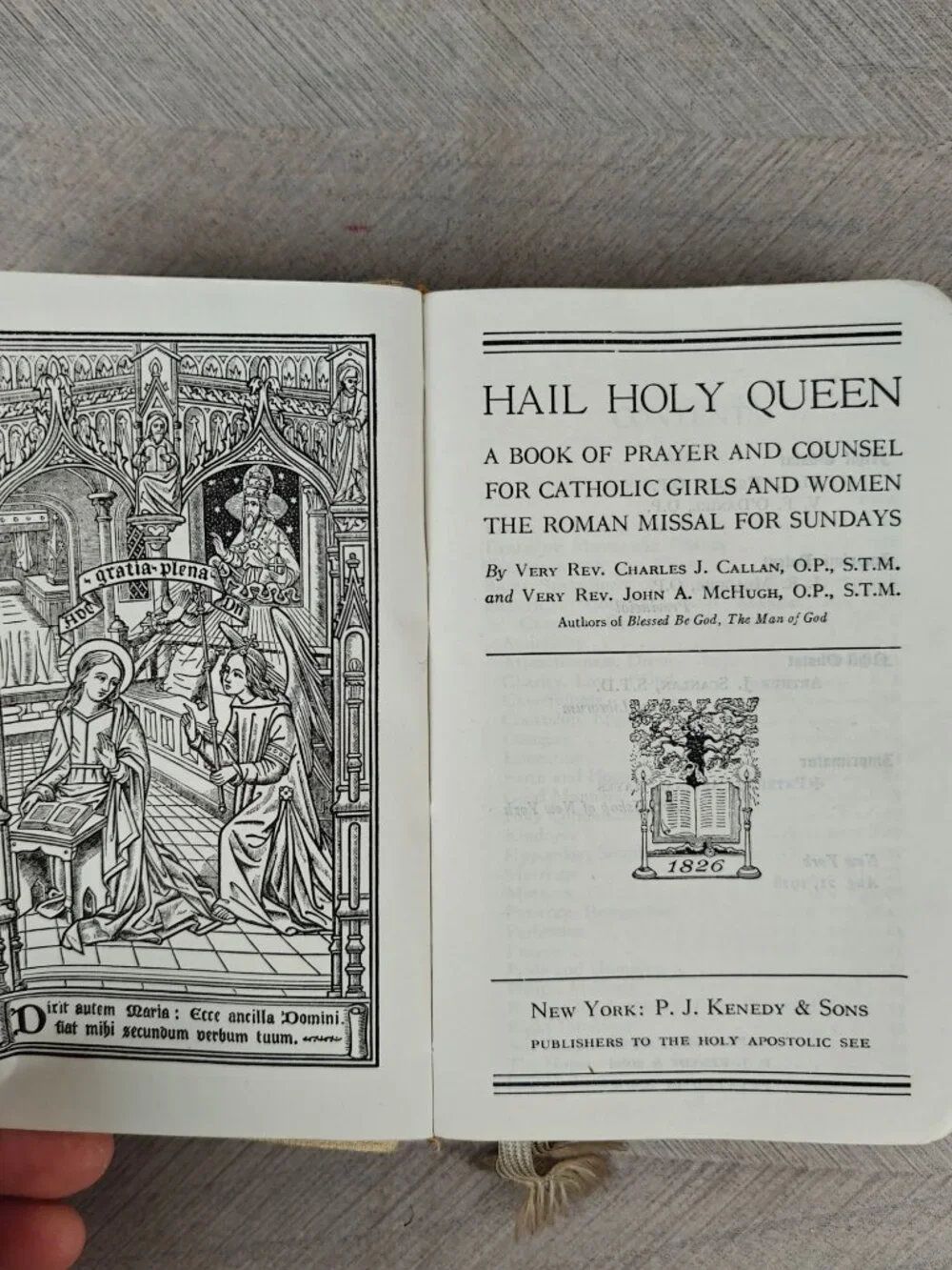 Hail Holy Queen Catholic Roman Missal For Girls And Women 1928 Rosary Prayers